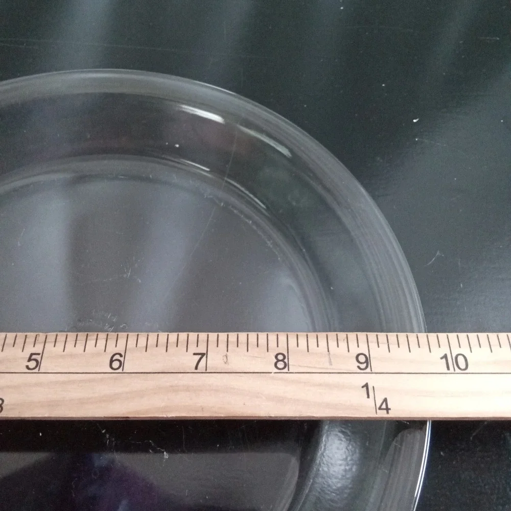 Pyrex 209 Clear Glass 9 Inch Round Pie Plate Vintage Ovenware Made in USA